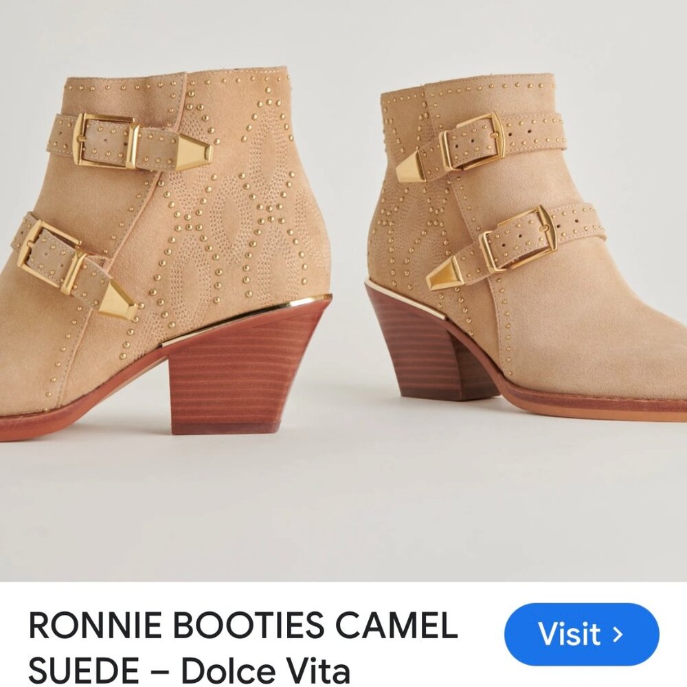 Brand New, Womans Dolce Vita Suede Booties, US 8